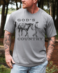 God’s Country Horse Tee – Men’s Christian Western T-Shirt