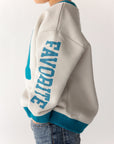 Heaven’s Favorite Kids Crewneck Sweatshirt – Pumice Stone