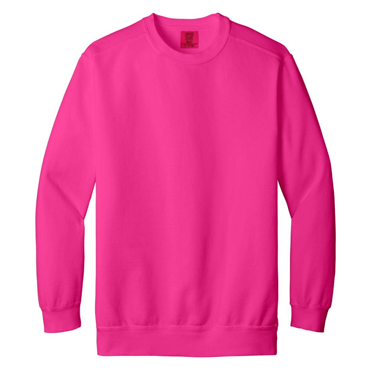 1566 Comfort Colors Adult Crewneck Sweatshirt – Garment-Dyed Custom Print Pullover