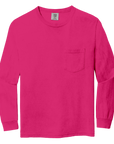 C4410 Comfort Colors® Custom Long-Sleeve Pocket Tee