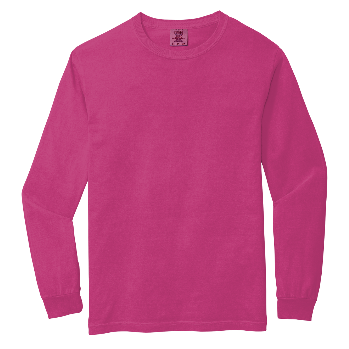 C6014 Comfort Colors Heavyweight Long-Sleeve T-Shirt – Garment-Dyed Custom Print Tee