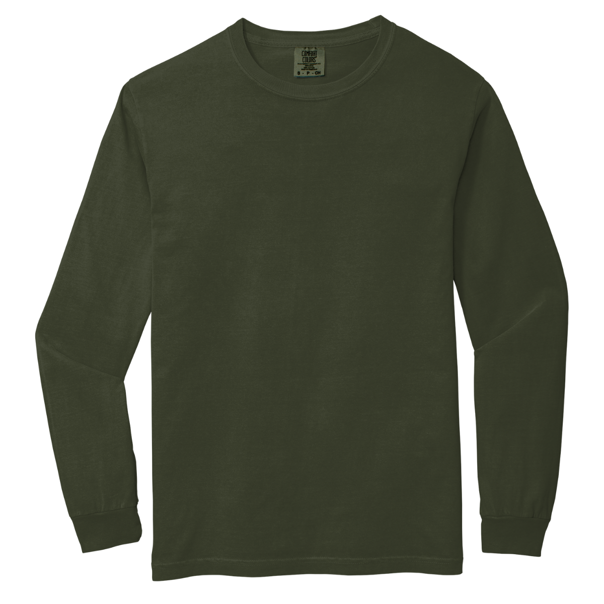 C6014 Comfort Colors Heavyweight Long-Sleeve T-Shirt – Garment-Dyed Custom Print Tee