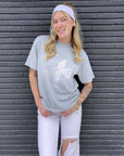 His Love Endures Forever Pearl Blue Heavyweight Tee