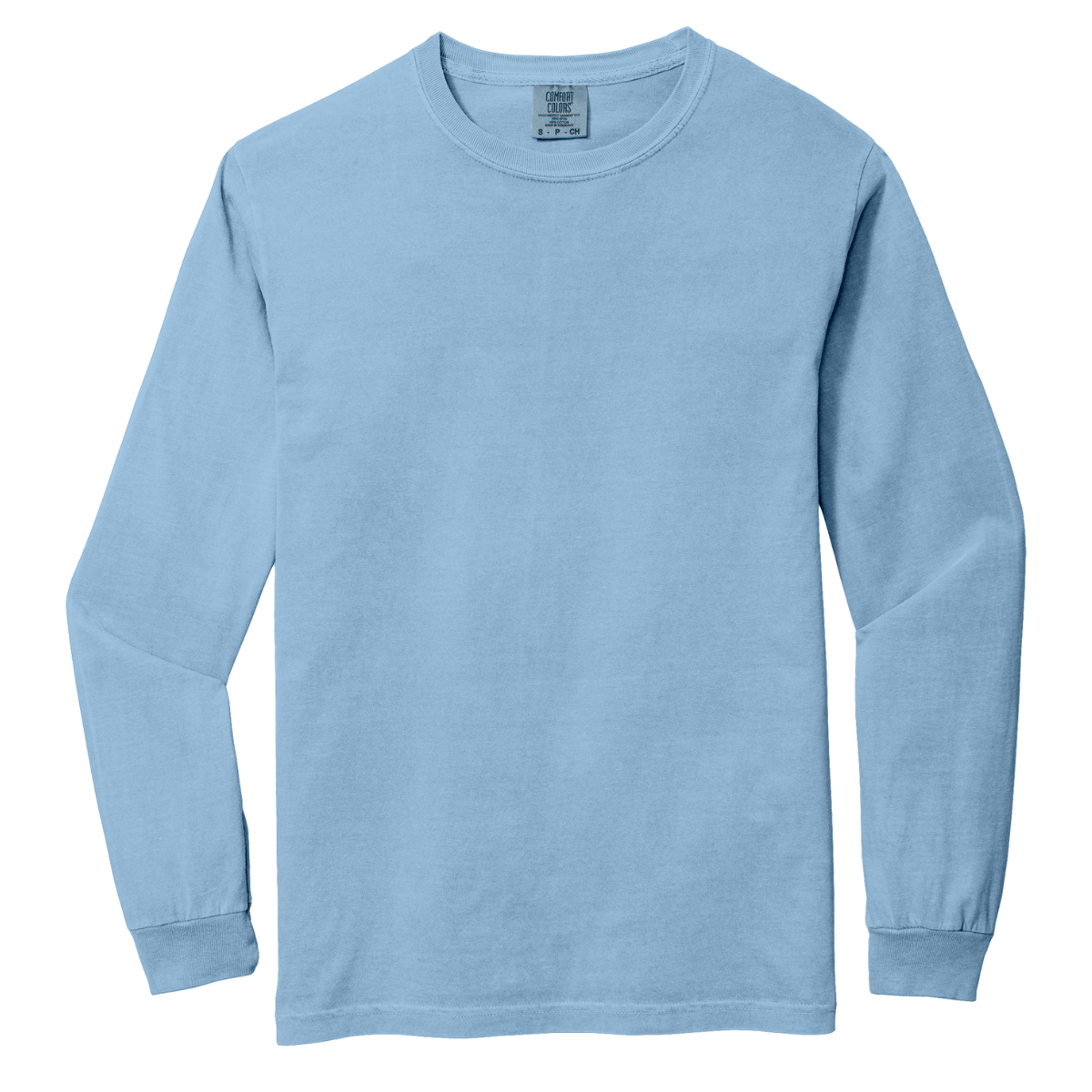 C6014 Comfort Colors Heavyweight Long-Sleeve T-Shirt – Garment-Dyed Custom Print Tee