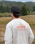 I Believe in Miracles White Camo Heavyweight Long Sleeve Tee