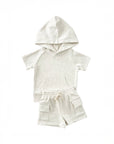 Cargo Shorts Set | Oatmeal