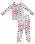 Bamboo Two Piece Set | Retro Candy Cane