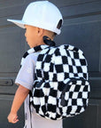 Black & White Sherpa Backpack