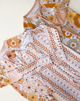 Bamboo Zip Romper | Petal Pop