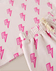 Shorts Set | Pink Bolts