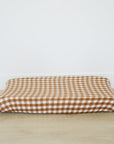 Gingham Muslin Changing Pad Cover