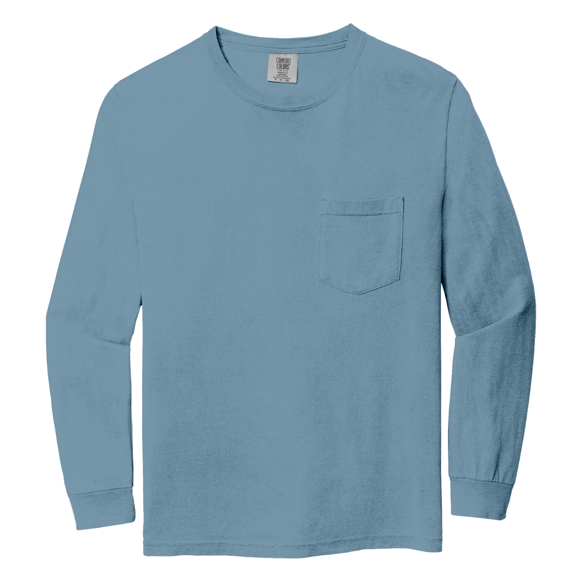 C4410 Comfort Colors® Custom Long-Sleeve Pocket Tee