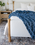 PATTERNED FAUX FUR THROW BLANKETS