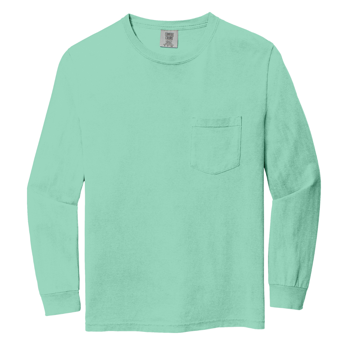 C4410 Comfort Colors® Custom Long-Sleeve Pocket Tee