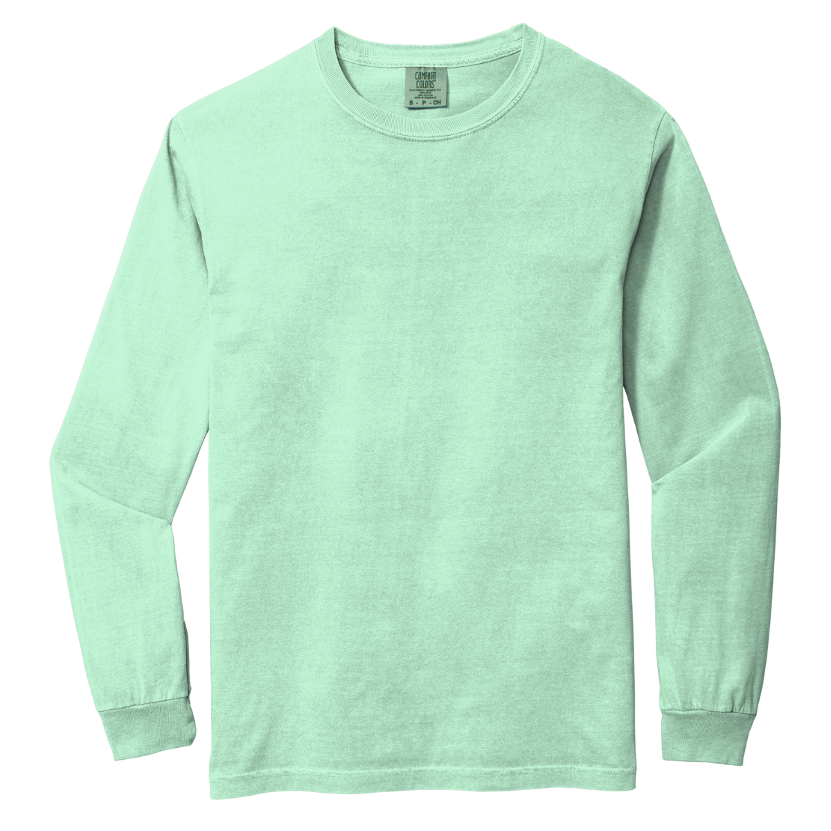 C6014 Comfort Colors Heavyweight Long-Sleeve T-Shirt – Garment-Dyed Custom Print Tee