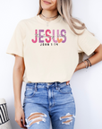 Jesus the Living Word – Women’s Christian T-Shirt (John 1:14)