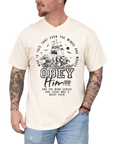 Obey Him – Mark 4:41 Men’s Christian T-Shirt