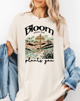 Bloom Where God Plants You – Women’s Christian T-Shirt