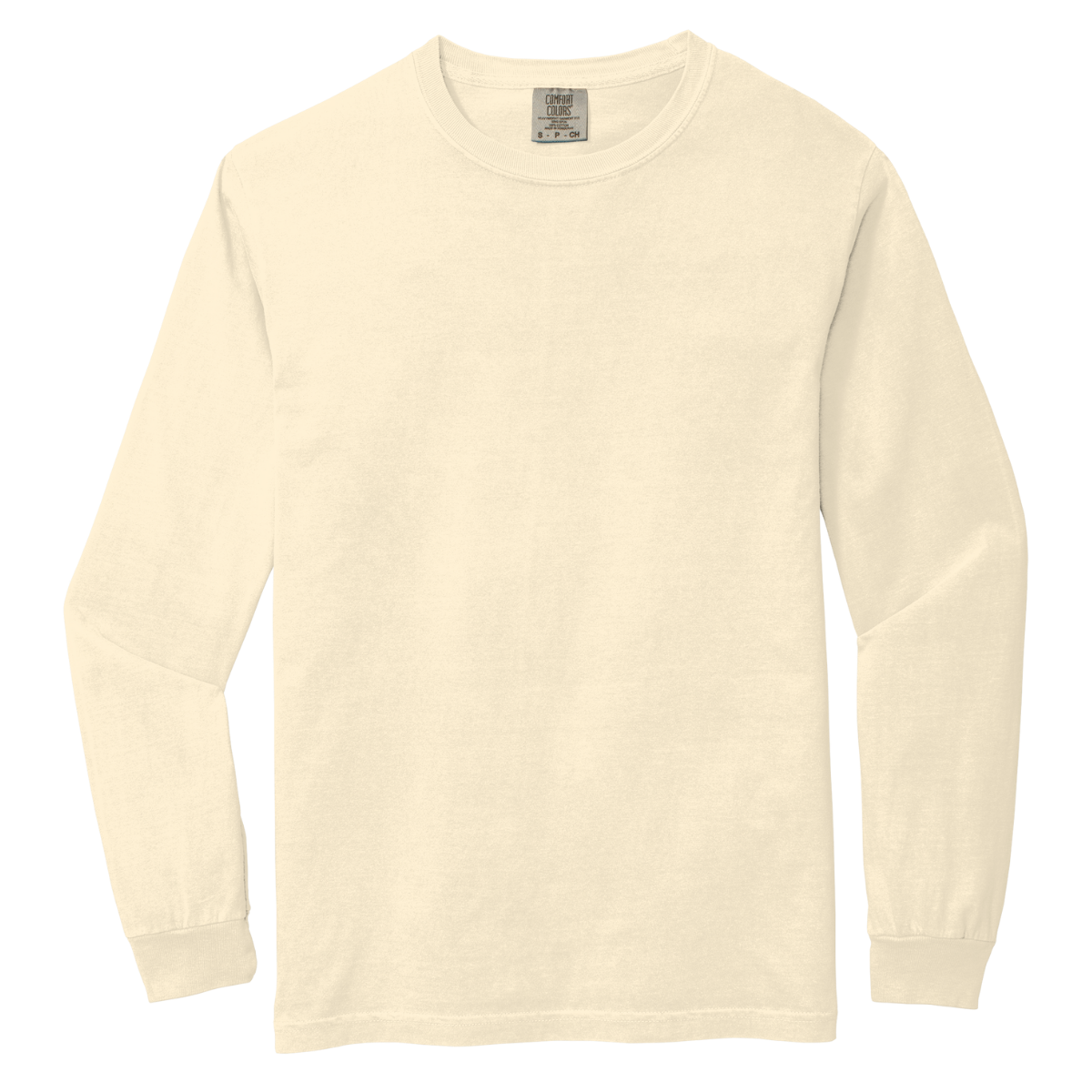 C6014 Comfort Colors Heavyweight Long-Sleeve T-Shirt – Garment-Dyed Custom Print Tee