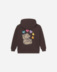 Jesus Loves You Kids Hoodie – Coffee