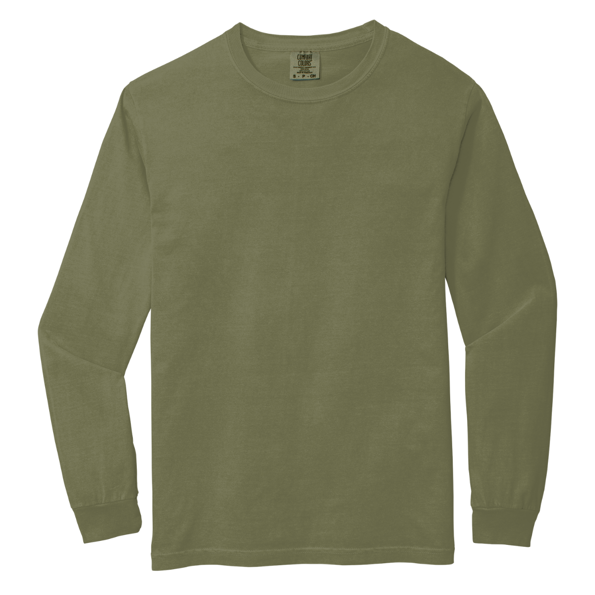 C6014 Comfort Colors Heavyweight Long-Sleeve T-Shirt – Garment-Dyed Custom Print Tee