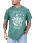 Obey Him – Mark 4:41 Men’s Christian T-Shirt