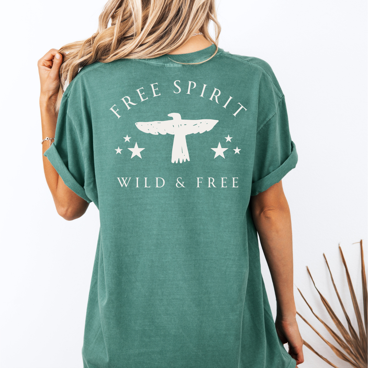 Free Spirit – Wild and Free Eagle Tee for Women | Graphic Shirt