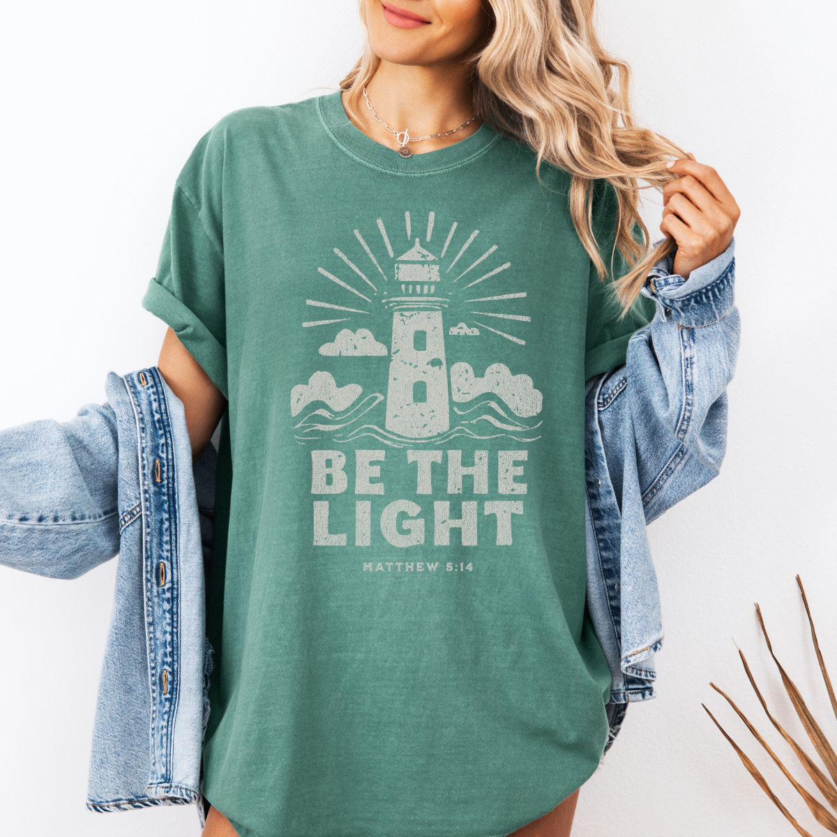 Be the Light – Matthew 5:14 Women’s Christian T-Shirt