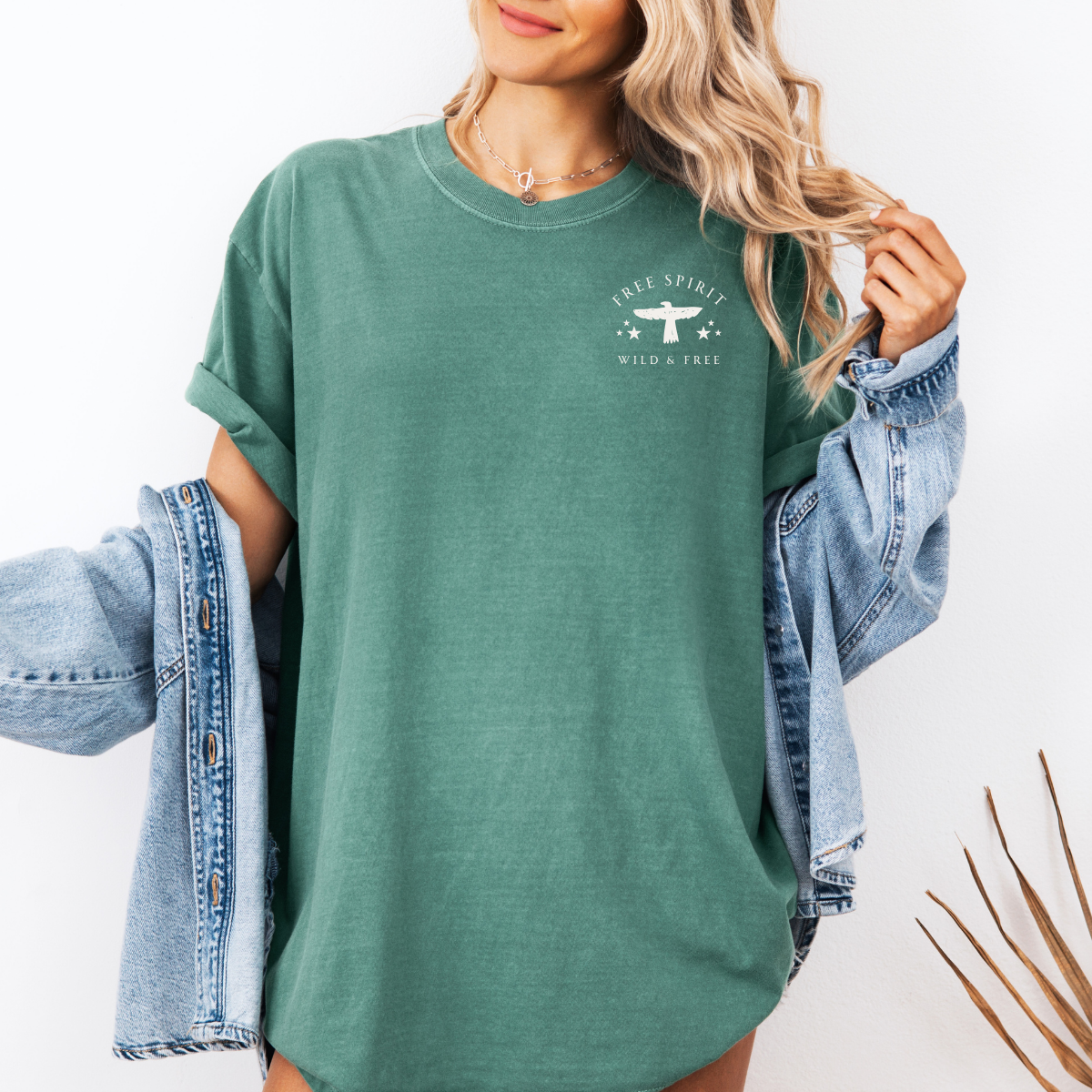 Free Spirit – Wild and Free Eagle Tee for Women | Graphic Shirt