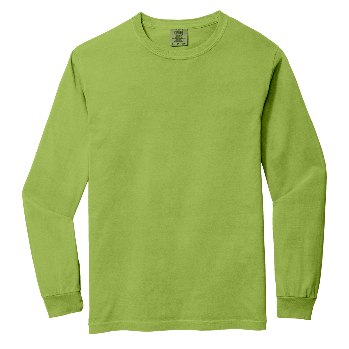 C6014 Comfort Colors Heavyweight Long-Sleeve T-Shirt – Garment-Dyed Custom Print Tee