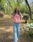 Love Your Neighbor Heavyweight Tee – Ash Rose