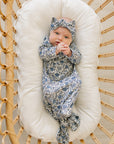 Bluebell Pointelle Bamboo Head Wrap