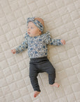 Bluebell Ruffle Sleeve Pointelle Bamboo Bodysuit
