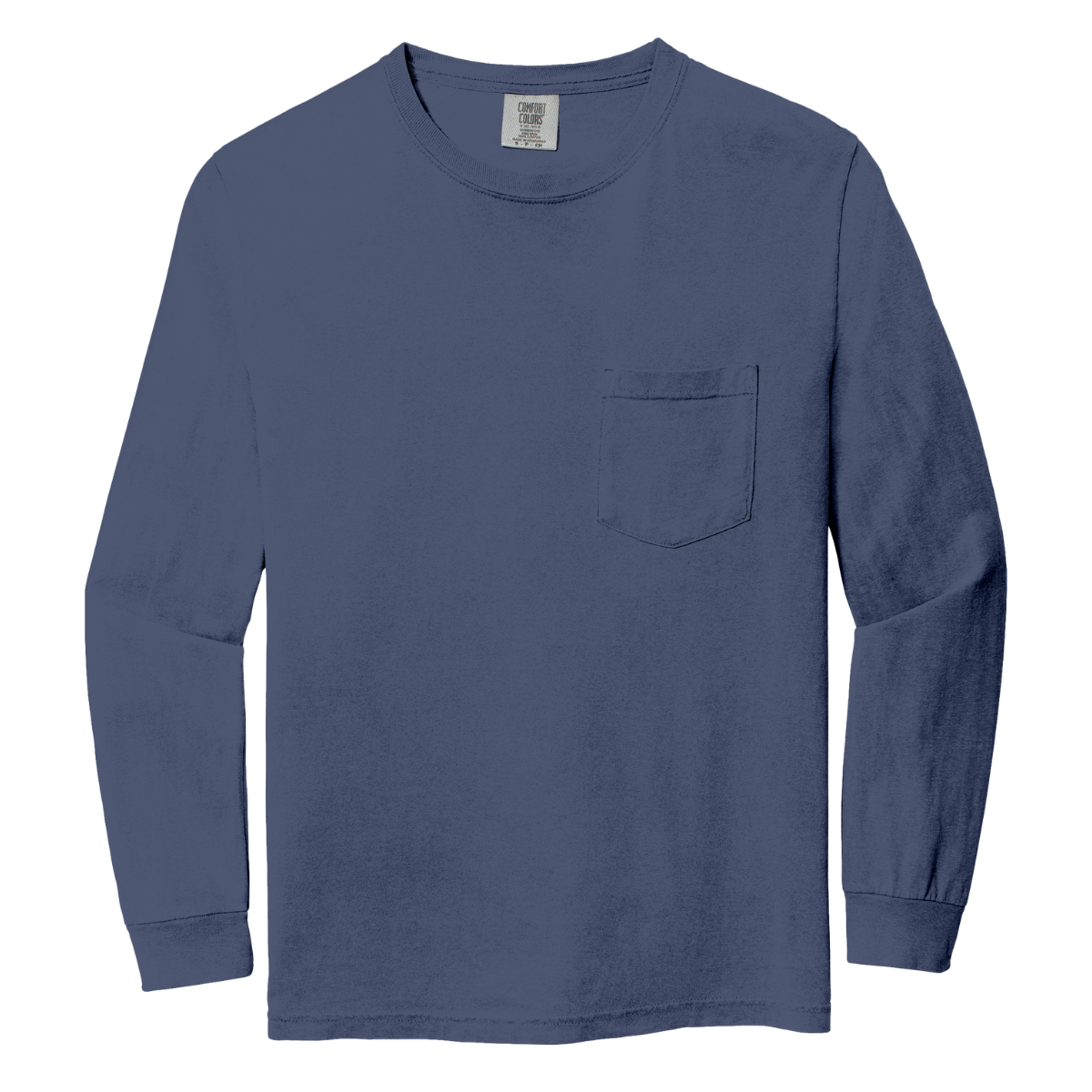 C4410 Comfort Colors® Custom Long-Sleeve Pocket Tee
