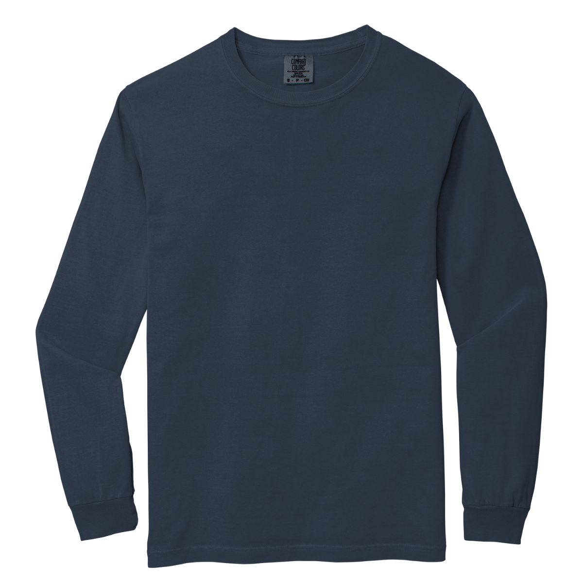 C6014 Comfort Colors Heavyweight Long-Sleeve T-Shirt – Garment-Dyed Custom Print Tee