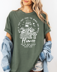 Obey Him – Mark 4:41 Women’s Christian T-Shirt