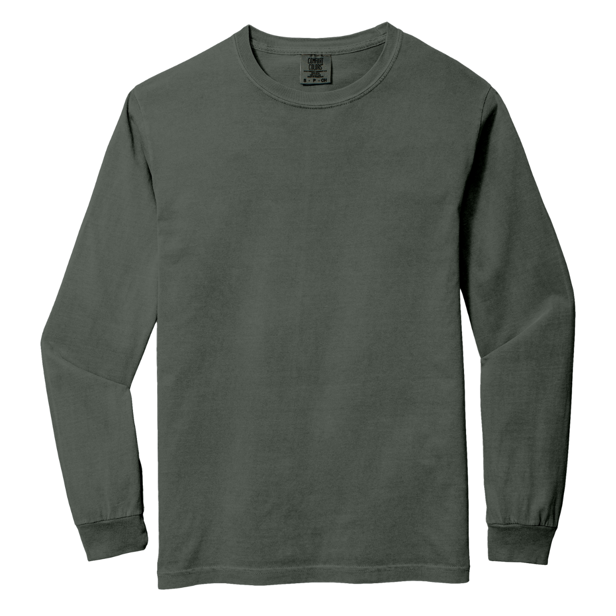 C6014 Comfort Colors Heavyweight Long-Sleeve T-Shirt – Garment-Dyed Custom Print Tee