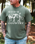 God’s Country Horse Tee – Men’s Christian Western T-Shirt