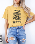 “I Will Make a Way in the Wilderness” – Isaiah 43:19 Women’s Christian T-Shirt