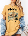 Bloom Where God Plants You – Women’s Christian T-Shirt