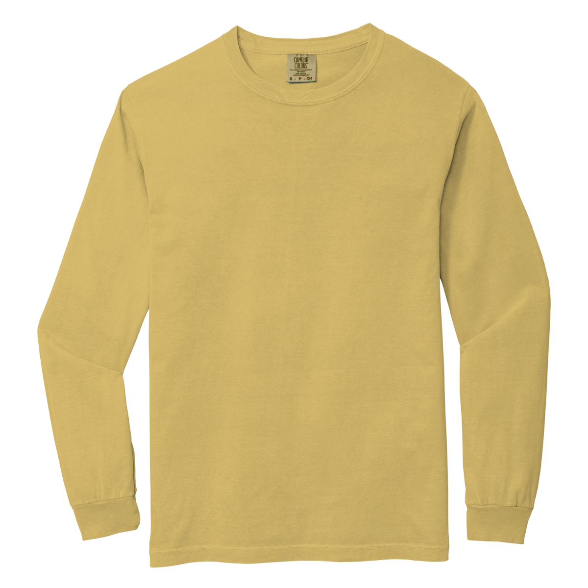 C6014 Comfort Colors Heavyweight Long-Sleeve T-Shirt – Garment-Dyed Custom Print Tee