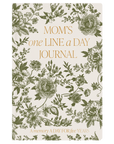 Mom's One Line A Day Green Delft Leather Journal