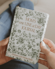 Mom's One Line A Day Green Delft Leather Journal