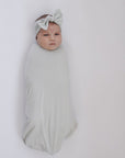 Stone Bamboo Stretch Swaddle