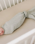 Oatmeal Bamboo Stretch Crib Sheet