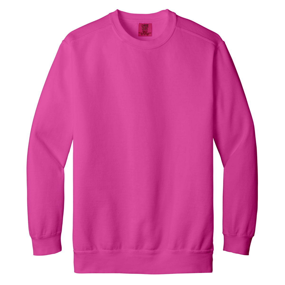 1566 Comfort Colors Adult Crewneck Sweatshirt – Garment-Dyed Custom Print Pullover
