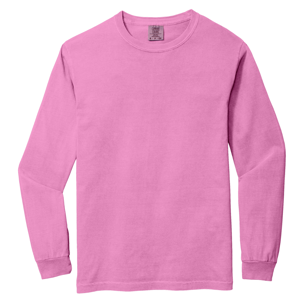 C6014 Comfort Colors Heavyweight Long-Sleeve T-Shirt – Garment-Dyed Custom Print Tee