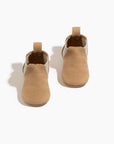 Newborn Weathered Brown Chelsea Boot Baby Shoe