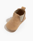 Newborn Weathered Brown Chelsea Boot Baby Shoe