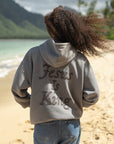Not Sorry Jesus Is King Spire Grey Hoodie